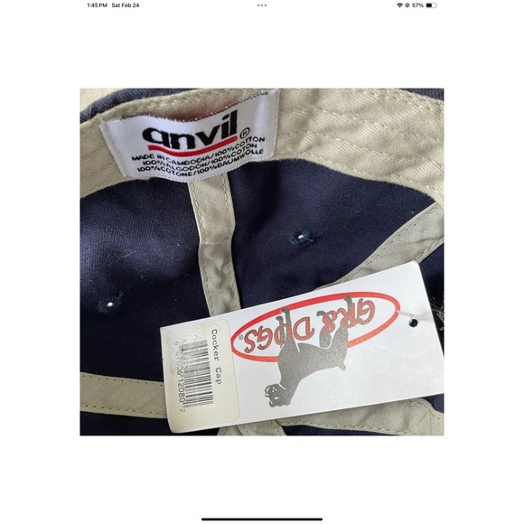 Cocker Spaniel Embroidered Blue Adjustable Baseball Cap Hat by GR8 DOGS NEW/TAGS - Picture 7 of 7